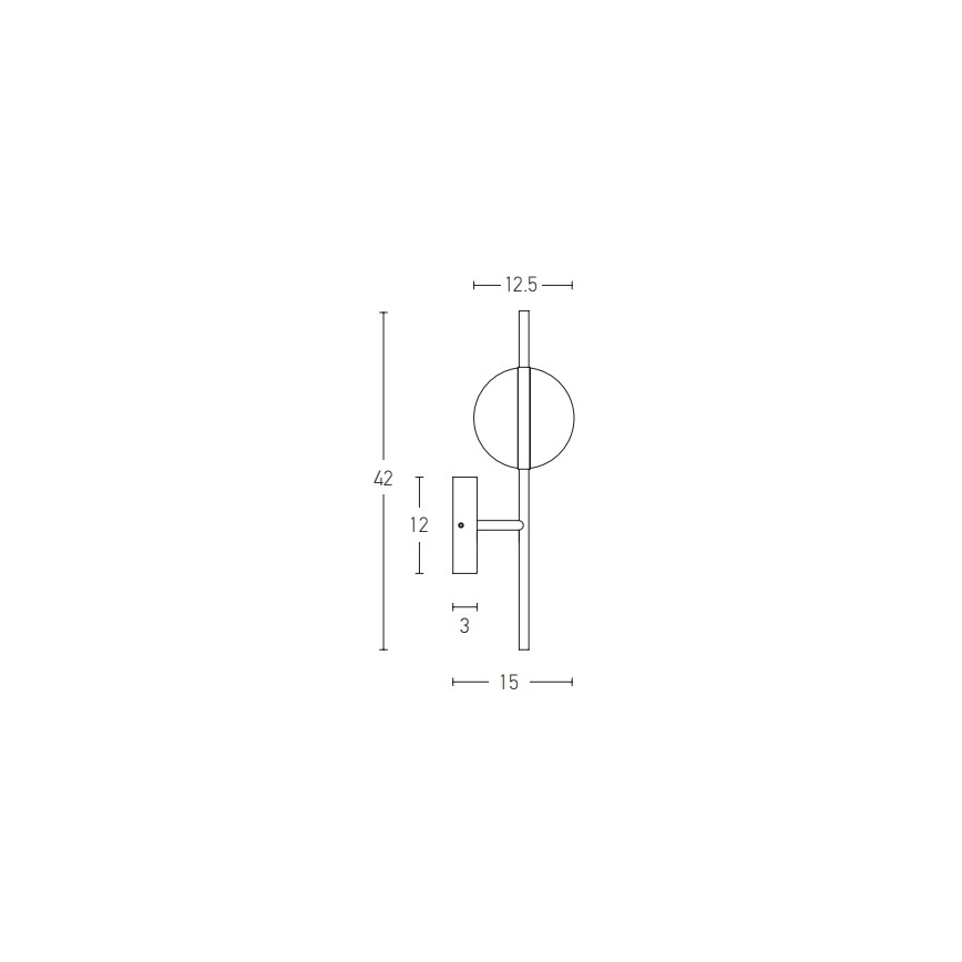 Zambelis 2003 - Φωτιστικό τοίχου LED LED/8W/230V