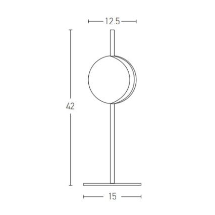 Zambelis 2004 - Επιτραπέζια λάμπα LED LED/8W/230V