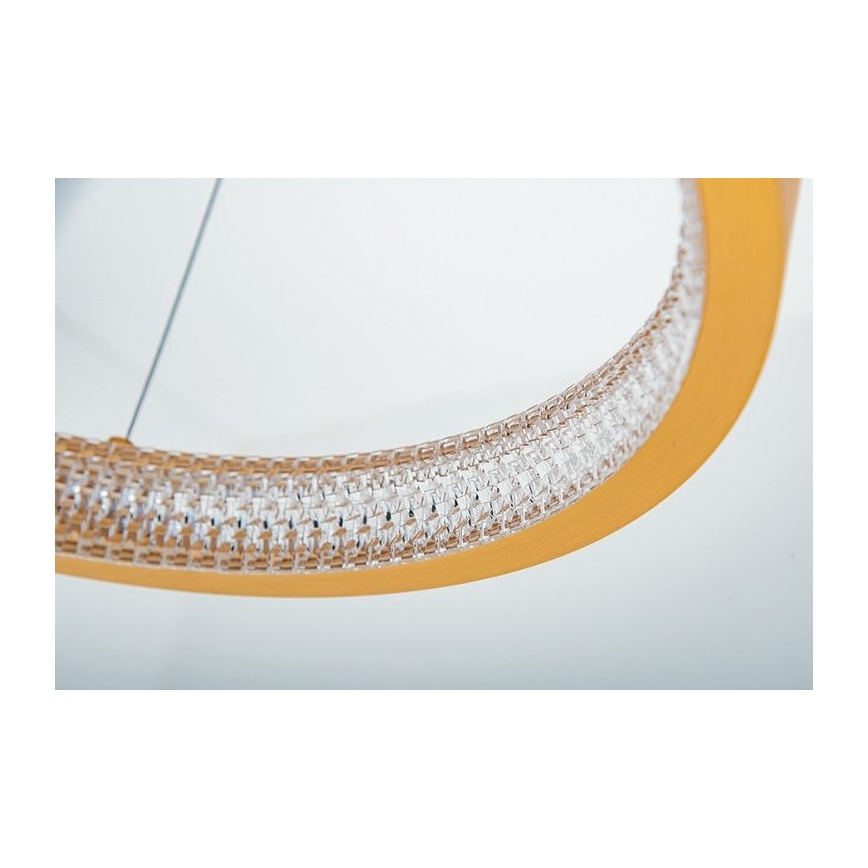 Zambelis 2007 - Led Dimmable κρεμαστό φωτιστικό οροφής LED/50W/230V χρυσαφί