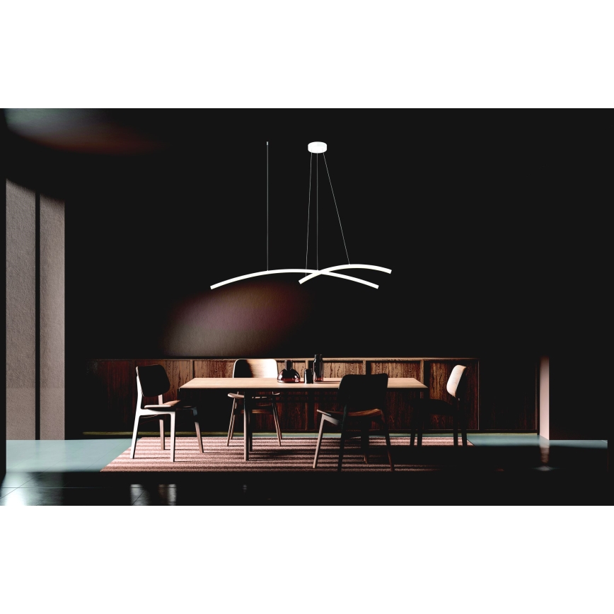 Zambelis 20129 - Led Dimmable κρεμαστό φωτιστικό οροφής LED/48W/230V λευκό