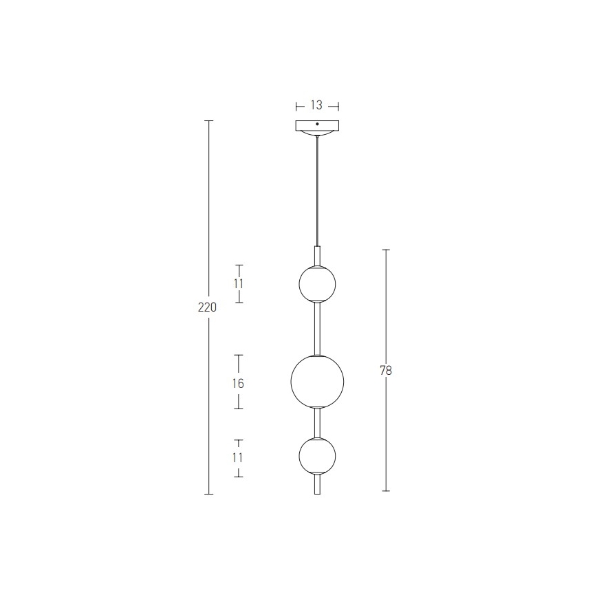Zambelis 20132 - LED Κρεμαστό φωτιστικό οροφής LED/12W/230V