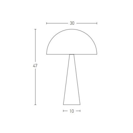 Zambelis 20211 - Eπιτραπέζια λάμπα 1xE27/25W/230V χρυσαφί