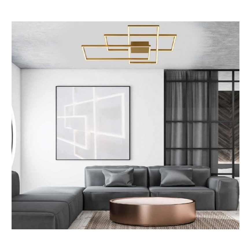 Zambelis 2022 - Σταθερό πολύφωτο dimming LED LED/55W/230V χρυσαφί