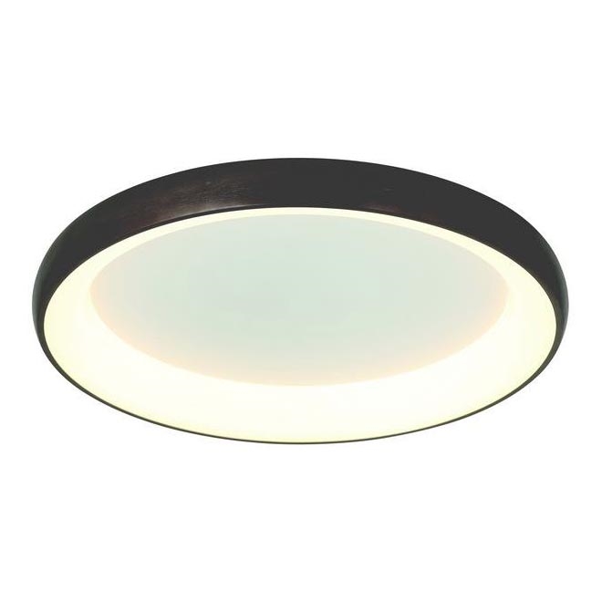 Zambelis 2059 - LED Dimmable φωτιστικό οροφής LED/60W/230V διάμετρος 80 cm καφέ