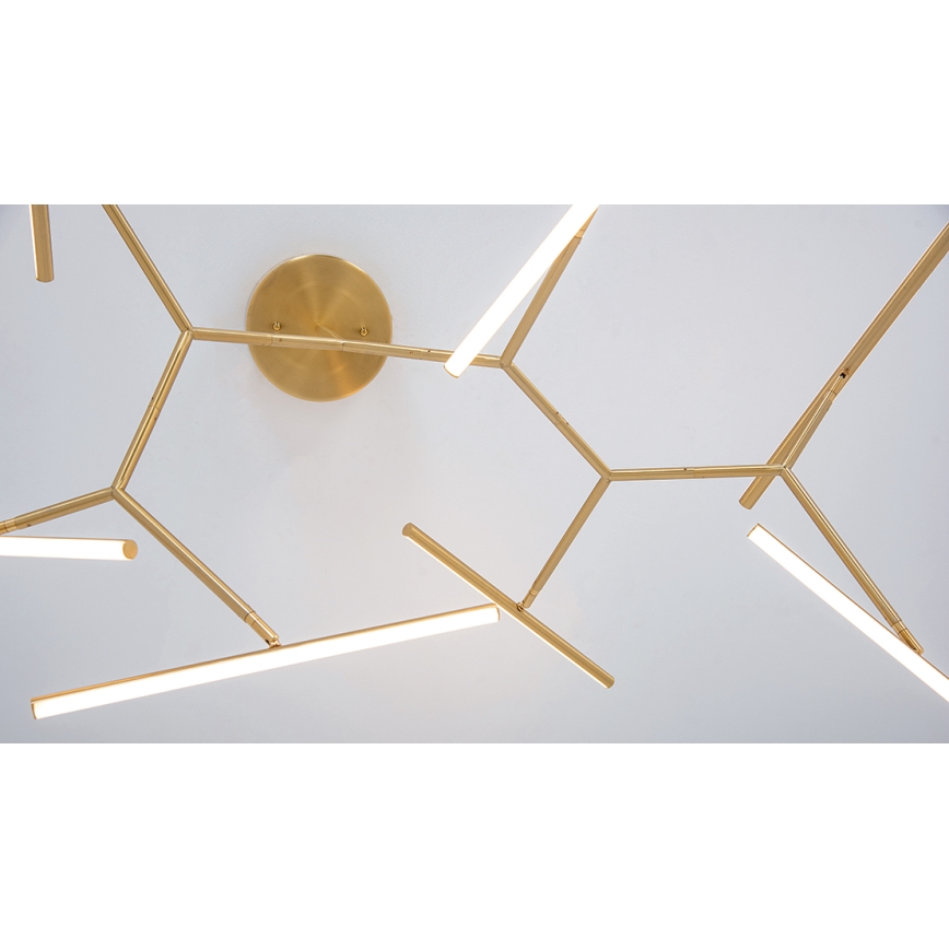 Zambelis 2073 - Κρεμαστό πολύφωτο dimming LED LED/68W/230V χρυσαφί