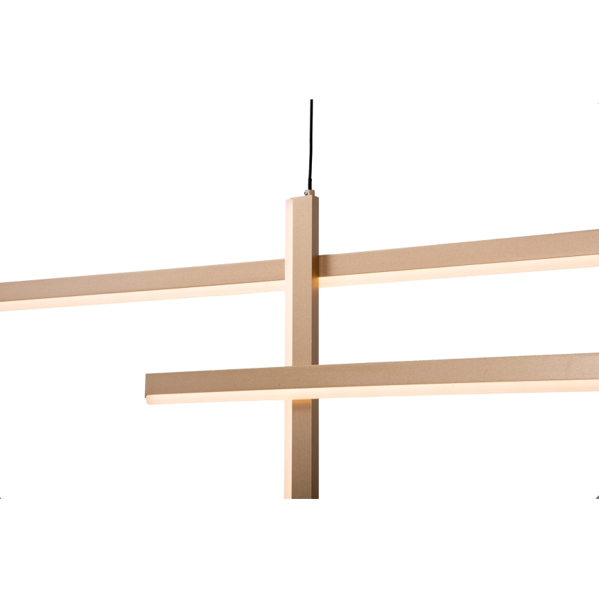 Zambelis 22022 - Led Dimmable κρεμαστό φωτιστικό οροφής LED/41W/230V χρυσαφί