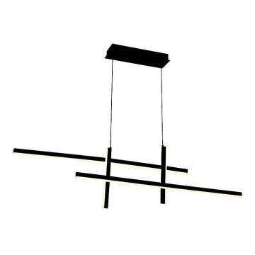 Zambelis 22023 - Ρυθμιζόμενο φωτιστικό οροφής με LED σε καλώδιο LED/41W/230V μαύρο