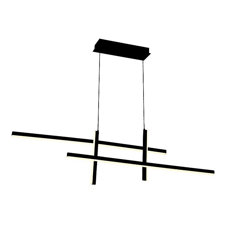 Zambelis 22023 - Ρυθμιζόμενο φωτιστικό οροφής με LED σε καλώδιο LED/41W/230V μαύρο