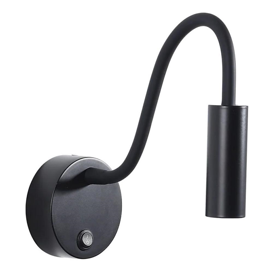 Zambelis 22049 - Ευέλικτο LED φωτιστικό LED/3W/230V CRI90 μαύρο