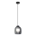 Zambelis 22051 - Κρεμαστό φωτιστικό με καλώδιο 1xG9/5W/230V Ø 18 cm, μαύρο