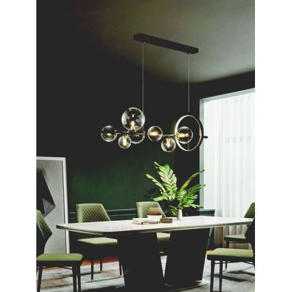 Zambelis 22063 - Ρυθμιζόμενο LED φωτιστικό οροφής με καλώδιο LED/14W + 7xG9/7W/230V