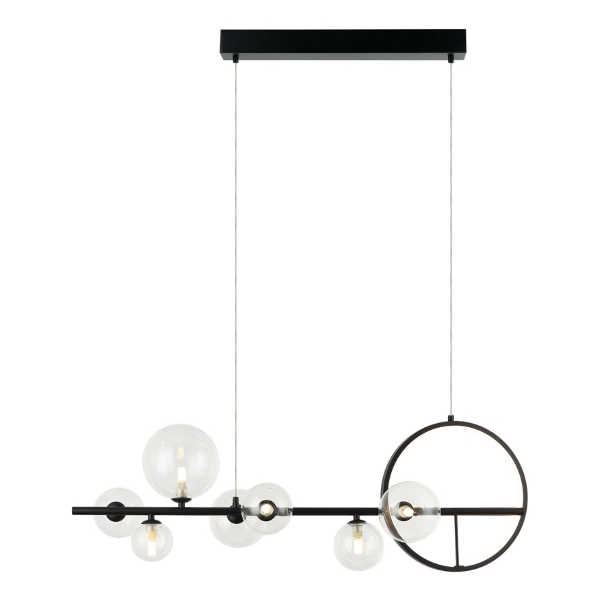 Zambelis 22063 - Ρυθμιζόμενο LED φωτιστικό οροφής με καλώδιο LED/14W + 7xG9/7W/230V