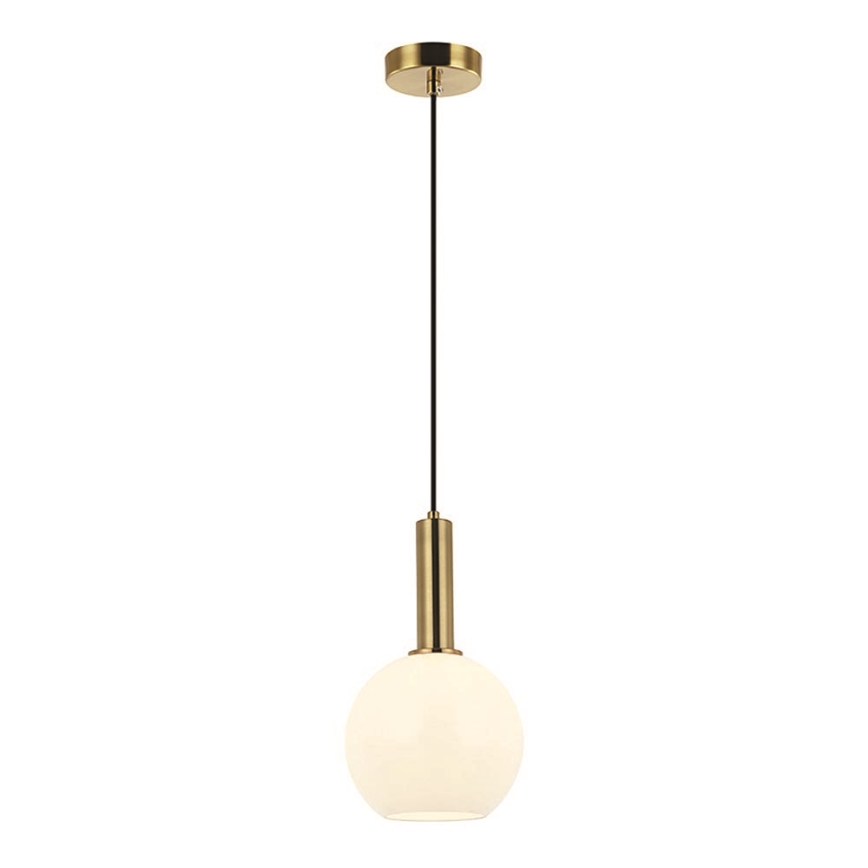 Zambelis 22071 - Κρεμαστό φωτιστικό οροφής  1xE27/40W/230V διάμετρος 20 cm χρυσαφί