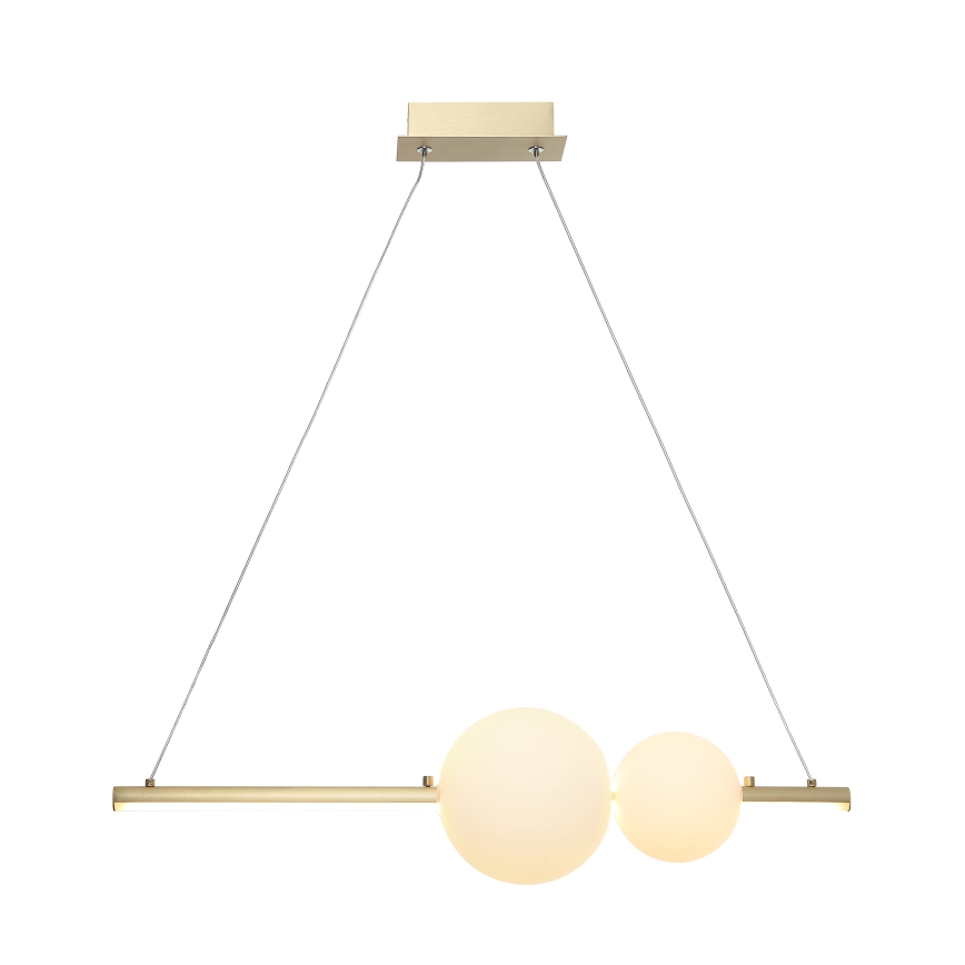 Zambelis 22108 - Led Dimmable κρεμαστό φωτιστικό οροφής LED/11W/230V χρυσαφί