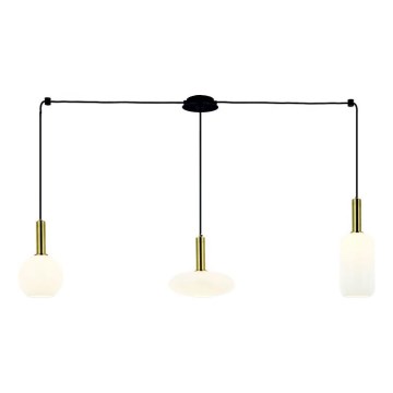 Zambelis 22151 - Κρεμαστό φωτιστικό οροφής 3xE27/40W/230V spider χρυσό