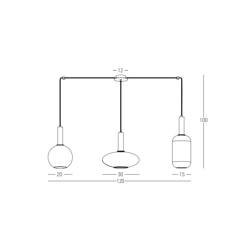Zambelis 22151 - Κρεμαστό φωτιστικό οροφής 3xE27/40W/230V spider χρυσό