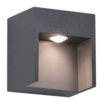 Zambelis E111 - Επιτοίχιο φωτιστικό εξωτερικού χώρου LED LED/3W/230V 3000K IP54