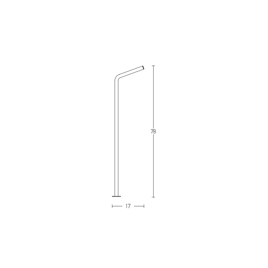 Zambelis E206 - Φωτιστικό LED εξωτερικού χώρου LED/10W/230V IP54 ανθρακί