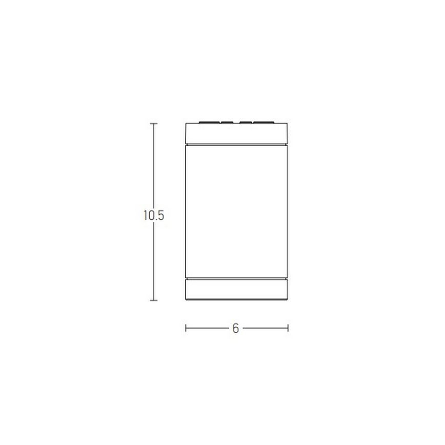 Zambelis E220 - Φωτιστικό σποτ εξωτερικού χώρου 1xGU10/7W/230V IP54 λευκό