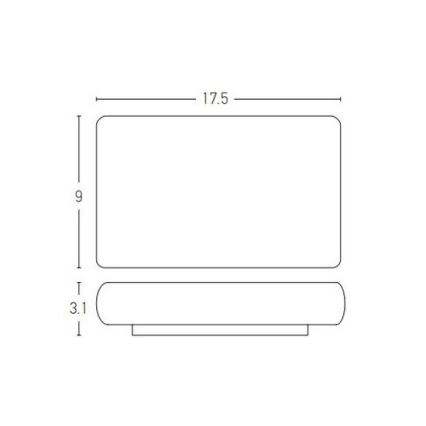 Zambelis E239 - Επιτοίχιο φωτιστικό εξωτερικού χώρου LED 2xLED/6W/230V IP65 ανθρακί