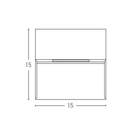 Zambelis E241-G - Φωτισμός σκάλας εξωτερικού χώρου LED LED/6W/230V IP65 ανθρακί