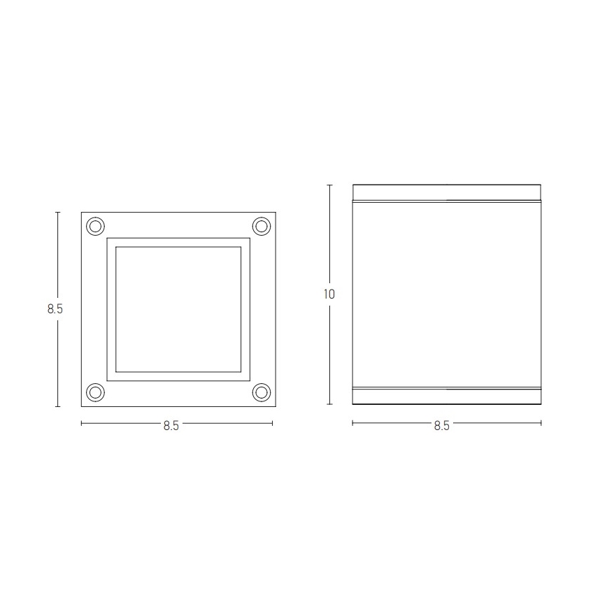 Zambelis E270 - Φωτιστικό σποτ εξωτερικού χώρου 1xGU10/35W/230V IP65 λευκό