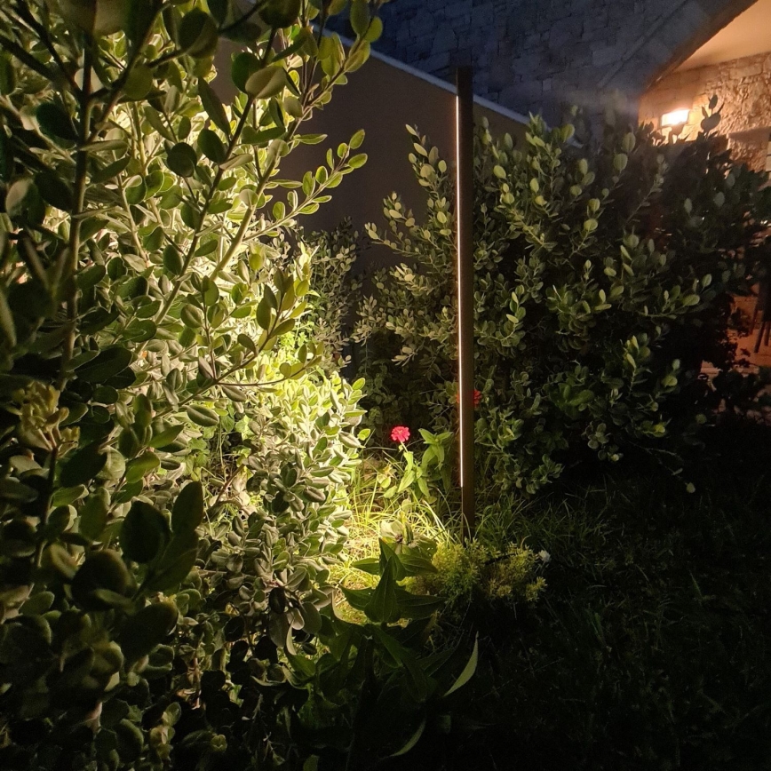 Zambelis E280 - Φωτιστικό LED εξωτερικού χώρου LED/15W/230V IP65 καφέ