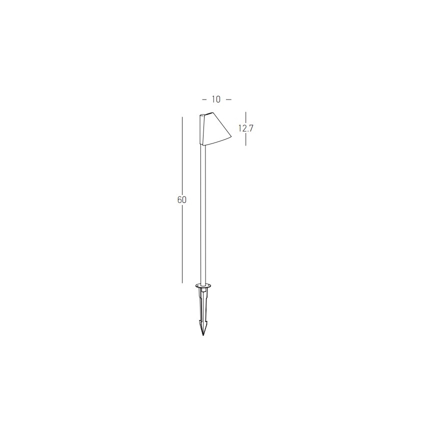 Zambelis E281 - Λάμπα εξωτερικού χώρου 1xGU10/20W/230V IP65 ανθρακί