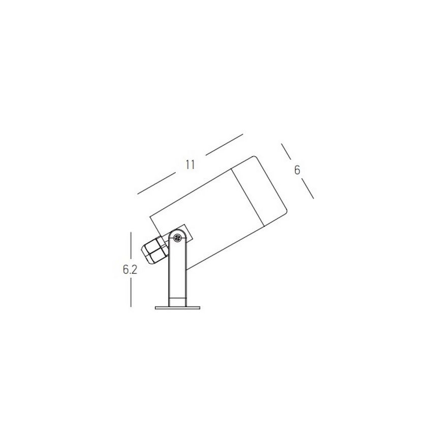 Zambelis E311 - Λάμπα εξωτερικού χώρου 1xGU10/7W/230V IP54