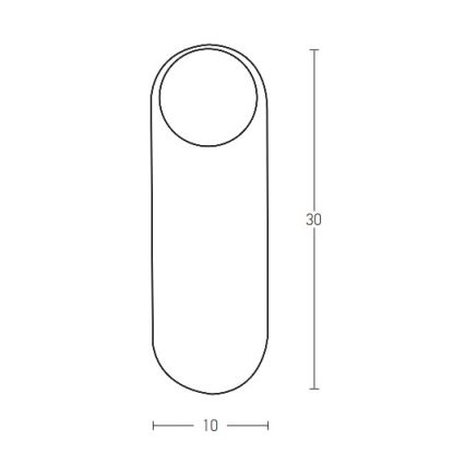 Zambelis H64 - Επιτοίχιο φωτιστικό 1xG9/9W/230V σε χρυσό χρώμα