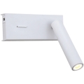 Zambelis H74 - Φωτιστικό τοίχου LED LED/3W/230V USB λευκό