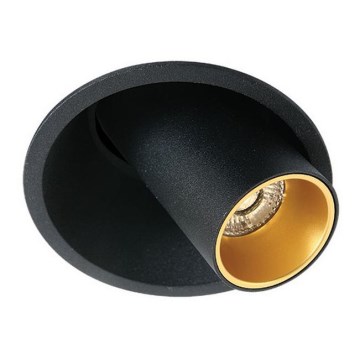 Zambelis Z11107-B - LED Χωνευτό φωτιστικό σποτ LED/7W/230V CRI90 μαύρο
