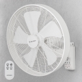 ZEVENTI - Ανεμιστήρας τοίχου FREEZE 50W/230V διάμ. 45 cm σε λευκό + τηλεχειριστήριο