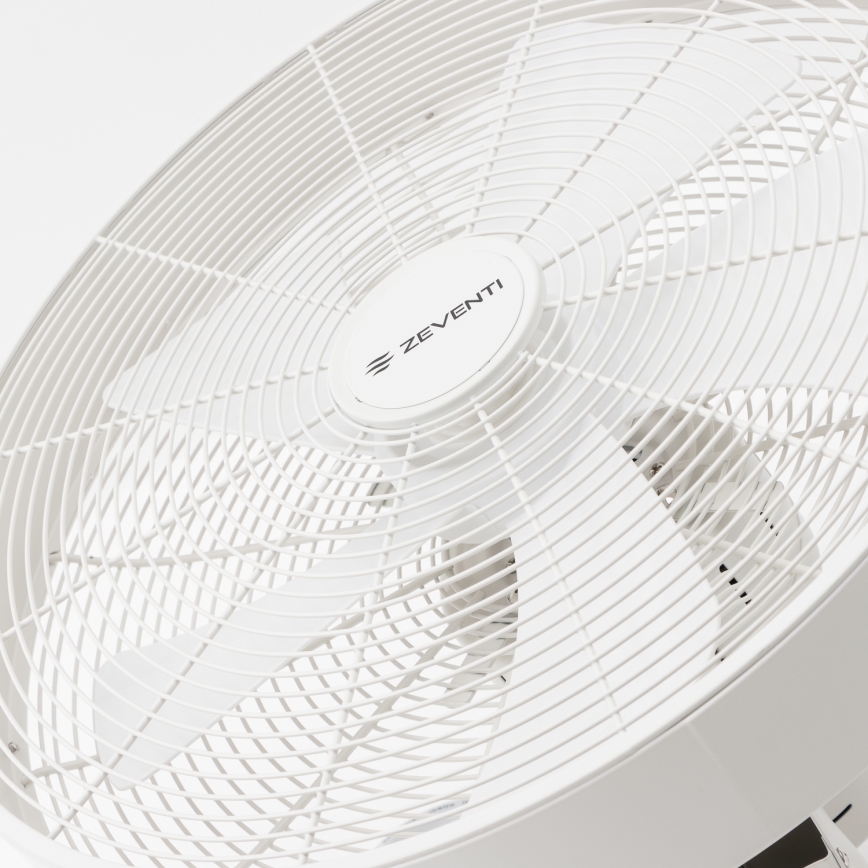 ZEVENTI - Ανεμιστήρας τοίχου FREEZE 50W/230V διάμετρος 40 cm λευκό + τηλεχειριστήριο