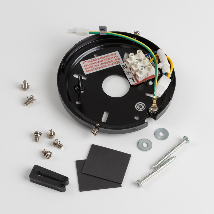 ZEVENTI - Ανεμιστήρας οροφής FAMARA 1xE14/60W/230V λευκό