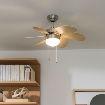 ZEVENTI - Ανεμιστήρας οροφής FAMARA 1xE14/60W/230V μπεζ