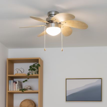 ZEVENTI - Ανεμιστήρας οροφής FAMARA 1xE14/60W/230V μπεζ