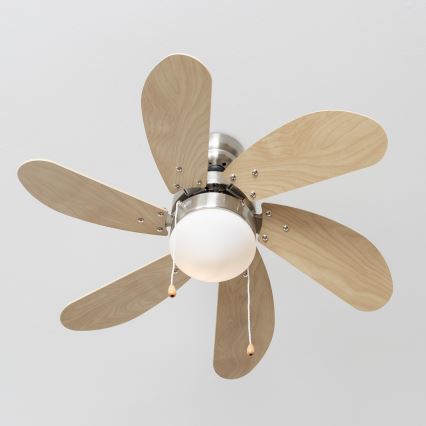 ZEVENTI - Ανεμιστήρας οροφής FAMARA 1xE14/60W/230V μπεζ