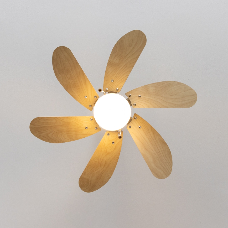 ZEVENTI - Ανεμιστήρας οροφής FAMARA 1xE14/60W/230V μπεζ