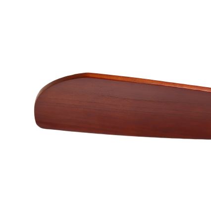 ZEVENTI - Ανεμιστήρας οροφής LIONI Wi-Fi Tuya μαύρο/δρυς + τηλεχειριστήριο