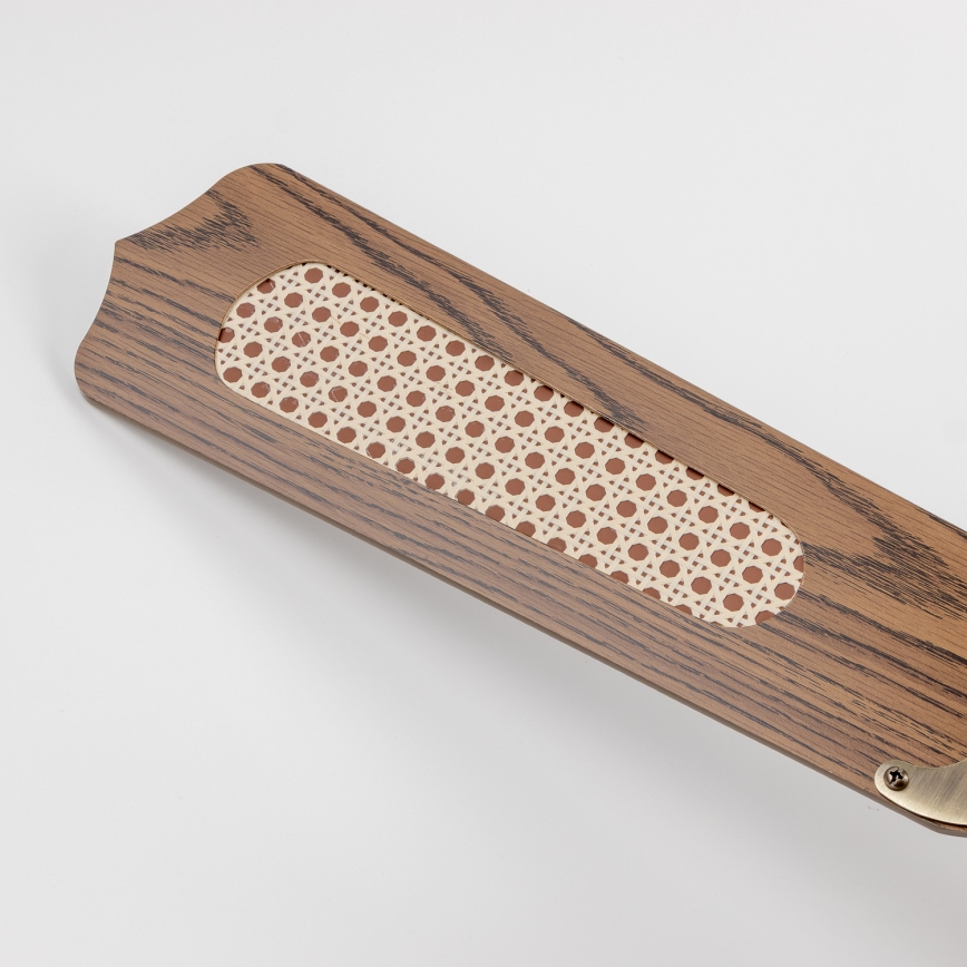 ZEVENTI - Ανεμιστήρας οροφής NAVAGIO 1xE27/60W/230V καφέ