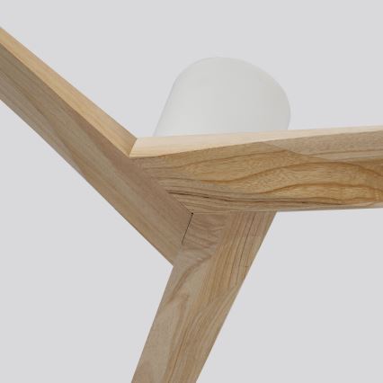 ZEVENTI - Ανεμιστήρας οροφής VELLON Wi-Fi Tuya λευκό/παυλωνία + τηλεχειριστήριο