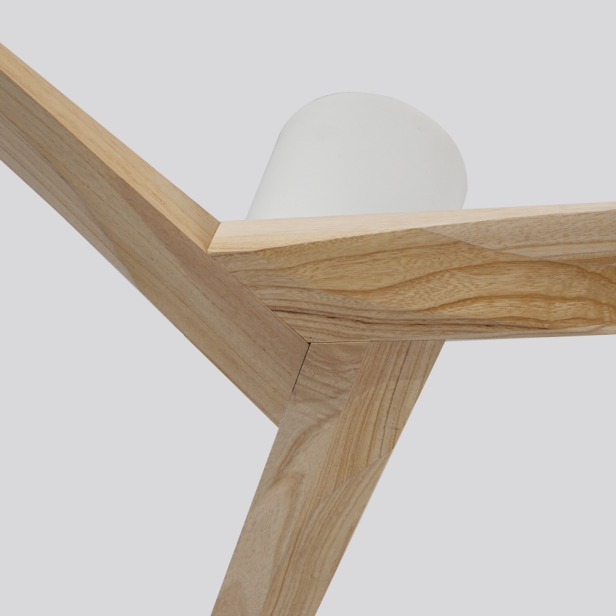 ZEVENTI - Ανεμιστήρας οροφής VELLON Wi-Fi Tuya λευκό/παυλωνία + τηλεχειριστήριο