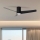 ZEVENTI - LED ανεμιστήρας οροφής BARROSA LED/18W/230V 3000/4000/6000K Wi-Fi Tuya μαύρος + τηλεχειριστήριο