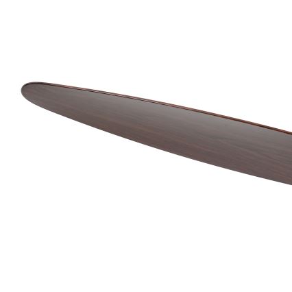 ZEVENTI - LED Ρυθμιζόμενος ανεμιστήρας οροφής VENTORA LED/24W/230V 3000/4000/6000K Wi‑Fi Tuya μαύρο/καρυδιά + τηλεχειριστήριο