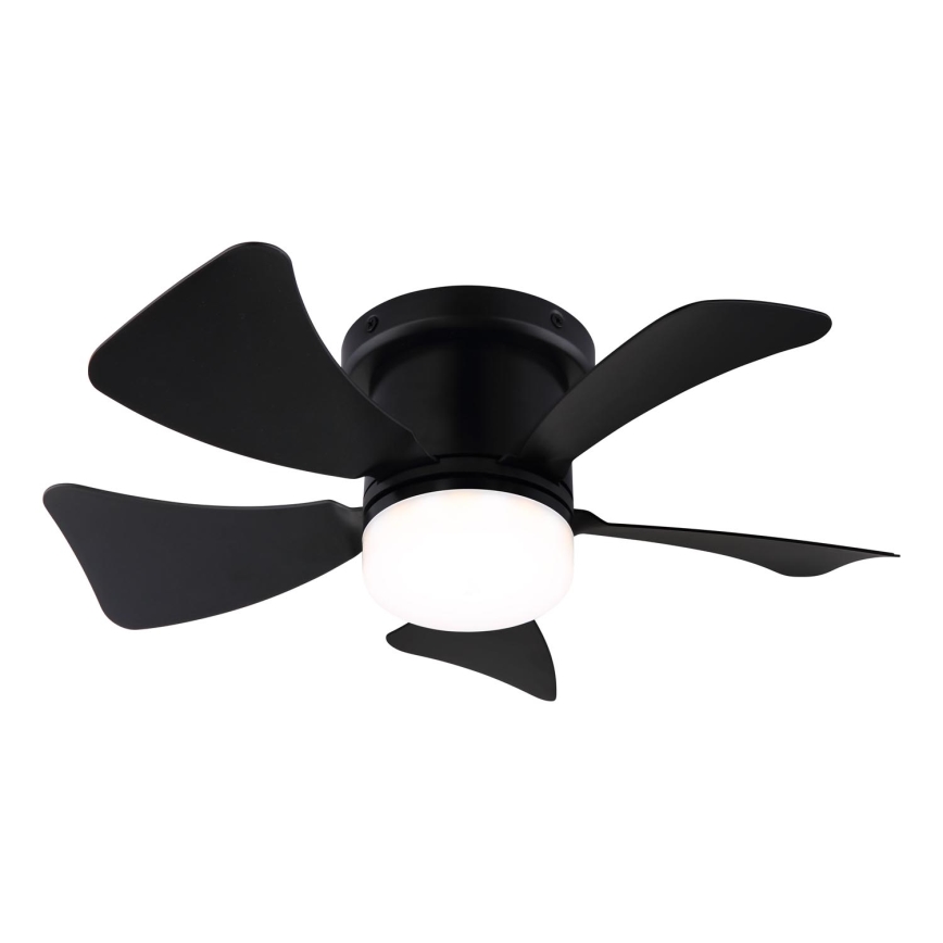 ZEVENTI - LED ρυθμιζόμενος οροφής ανεμιστήρας MUNDAKA LED/10W/230V 3000-6500K μαύρο + τηλεχειριστήριο