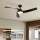 ZEVENTI - Ρυθμιζόμενος ανεμιστήρας οροφής LED AERYS LED/24W/230V 3000/4000/6000K Wi-Fi Tuya μαύρος + τηλεχειριστήριο
