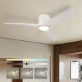 ZEVENTI - Ρυθμιζόμενος ανεμιστήρας οροφής LED ORBITO LED/24W/230V 3000/4000/6000K Wi-Fi Tuya λευκός + τηλεχειριστήριο