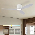 ZEVENTI - Ρυθμιζόμενος ανεμιστήρας οροφής LED VENTORA LED/24W/230V 3000/4000/6000K Wi-Fi Tuya λευκός + τηλεχειριστήριο