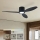 ZEVENTI - Ρυθμιζόμενος ανεμιστήρας οροφής LED VENTORA LED/24W/230V 3000/4000/6000K Wi-Fi Tuya μαύρος + τηλεχειριστήριο